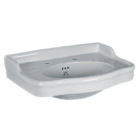 Lefroy Brooks La Chapelle 72cm Basin 2 Tap Hole - White