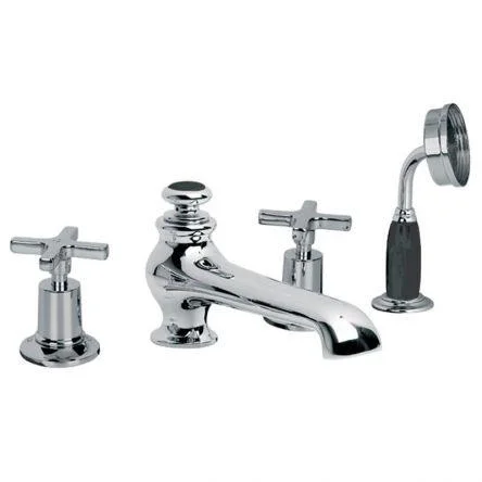 Lefroy Brooks Mackintosh D/m 4h Bath Set - Chrome