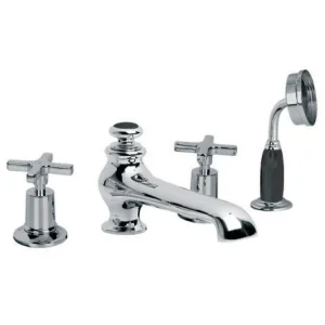 Lefroy Brooks Mackintosh D/m 4h Bath Set - Chrome
