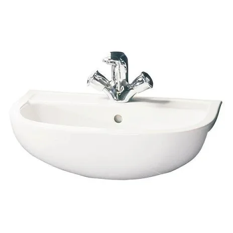 Rak Compact 40cm Semi Recessed Basin 1th Lh product image - Image 1