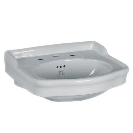 Lefroy Brooks La Chapelle 57cm 3 Tap Hole Basin - White
