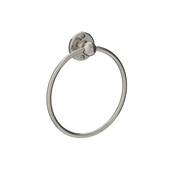 Lefroy Brooks Classic Edwardian Towel Ring - Nickel