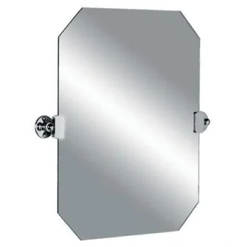 Lefroy Brooks Classic Edwardian Octagonal Tilting Mirror - Antique Gold product image - Image 1