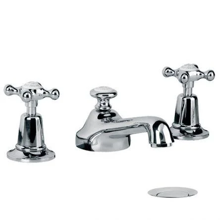 Lefroy Brooks Classic 3h Basin Mixer & Puw - Chrome