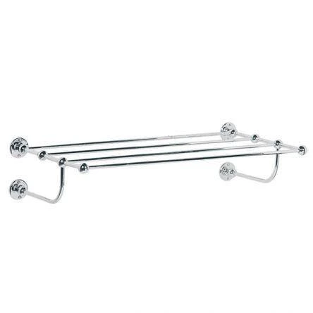 Lefroy Brooks Classic Towel Shelf - Nickel