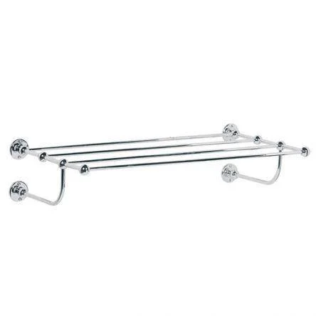 Lefroy Brooks Classic Towel Shelf - Nickel