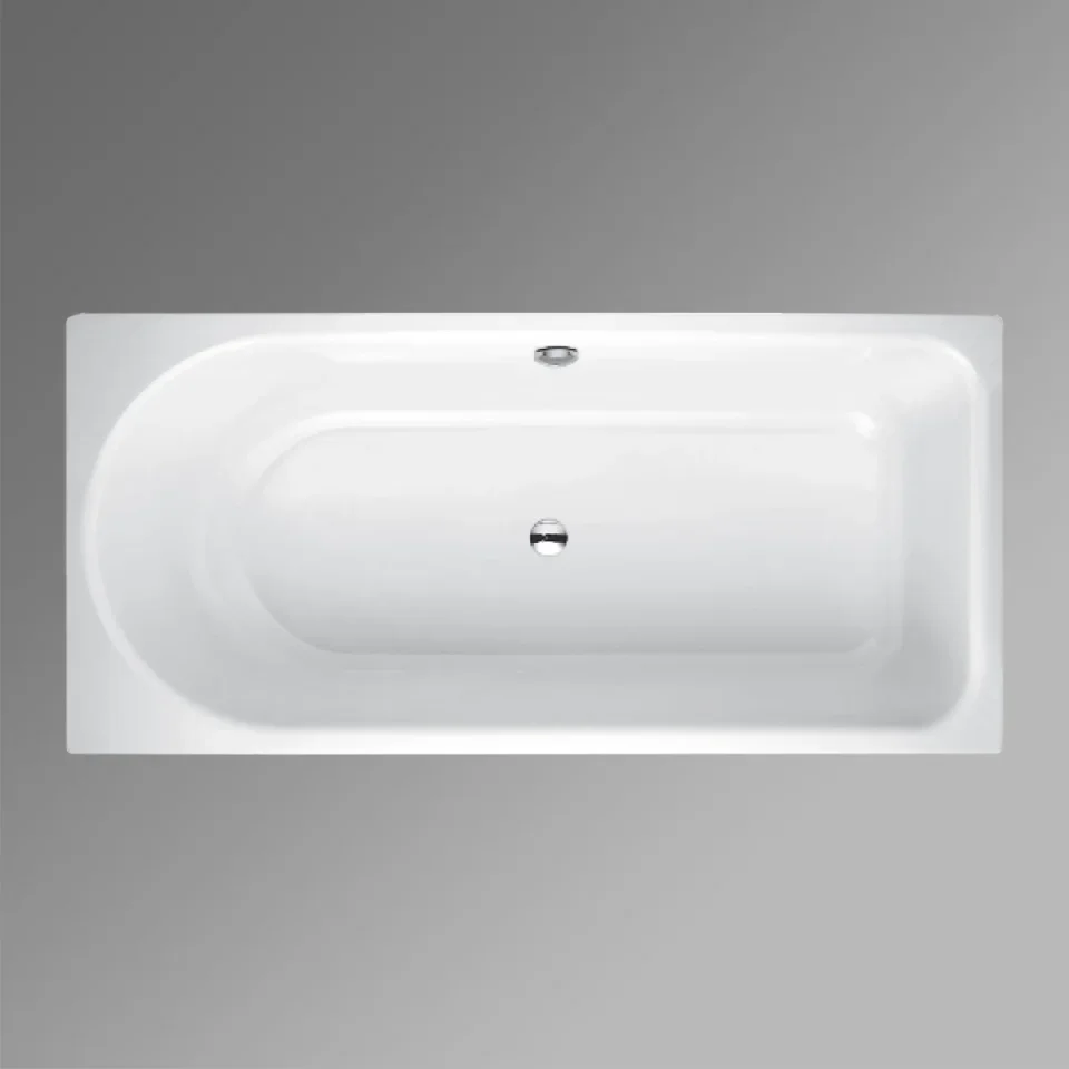 Betteocean Low-line 1700 700 Mm Foot End Right/overflow Rear, White product image - Image 1