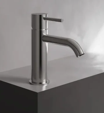 Tavistock Cohort Lever Basin Mixer With Click Waste - Stainless Steel