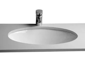 Vitra S20 Undercounter Basin 52cm Oval 0th - White product image - Image 1