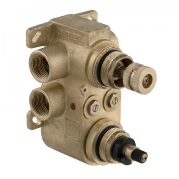 Vado Valve Body For Tablet 2 Outlet 2 Handle Concealed Thermostatic Valve Brass product image - Image 1