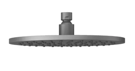 Abacus Emotion Round Fixed Shower Head 250mm Matt Anthracite product image - Image 1
