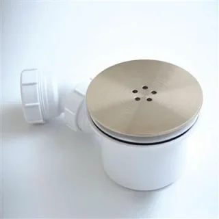 Eastbrook 90mm Fast Flow Shower Waste Brushed Brass product image - Image 1