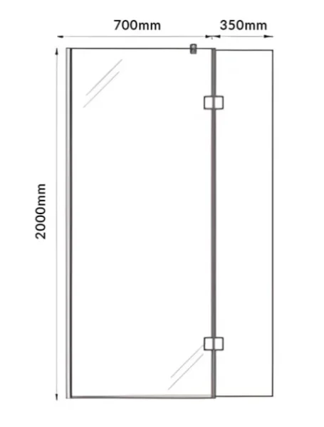 Abacus M Series 900+350mm Minimal - Brushed Brass
