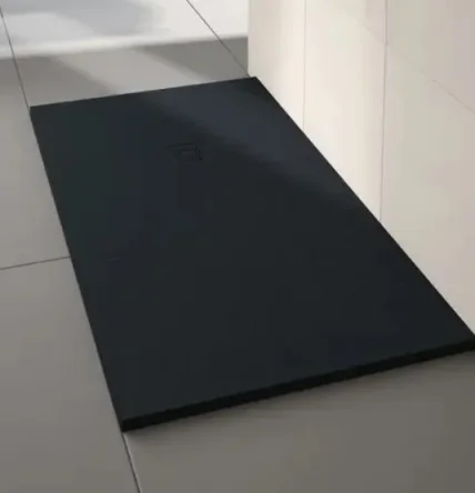 Merlyn Truestone Rectangle Tray Pure Black 1400 X 800mm product image - Image 1