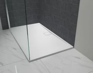 Merlyn Level 25 Offset Quadrant Slip Resistant Tray Left Hand 1200 X 900mm