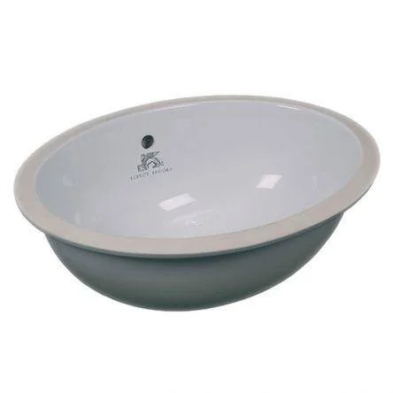 Lefroy Brooks Edwardian Oval Undermount Basin - White