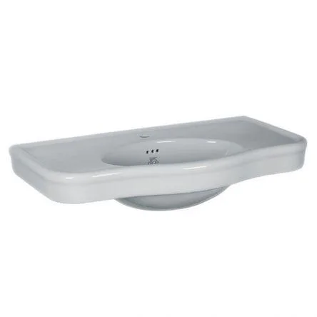 Lefroy Brooks La Chapelle 100cm Console Basin 1 Tap Hole - White