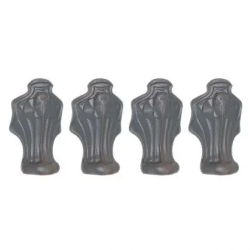 Lefroy Brooks Set Of 4 Cast Iron Bath Feet - White product image - Image 1