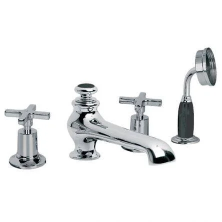 Lefroy Brooks Mackintosh D/m 4h Bath Set - Nickel