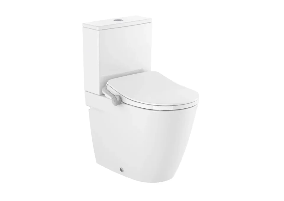 Roca Ona In-wash Close Coupled Compact Wc Pan Only (excluding Seat) - White product image - Image 1