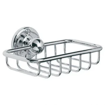 Lefroy Brooks Classic Edwardian Wire Soap Dish - Nickel