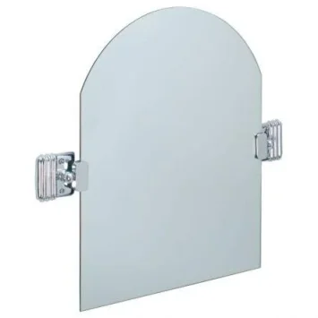 Lefroy Brooks Belle Aire Dome Top Tilting Mirror - Nickel