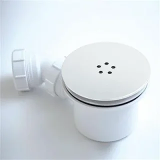 Eastbrook 90mm Fast Flow Shower Waste Matt White