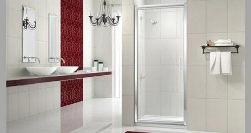 Merlyn 8 Series Infold Door 900mm product image - Image 1