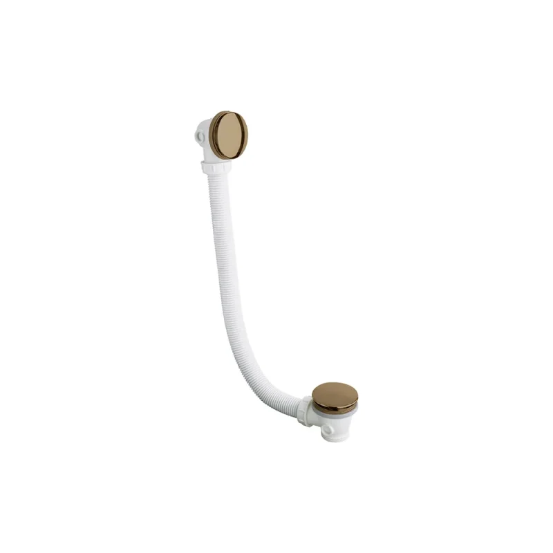 Crosswater MPRO Industrial Bath Click Waste Brushed Brass Unlaquered product image - Image 1