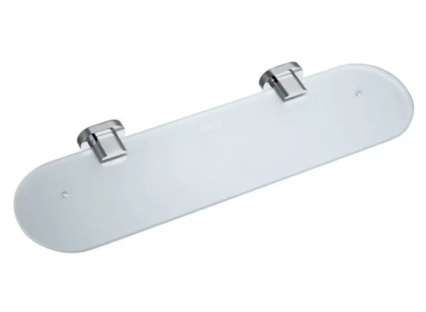 Vado Life Frosted Glass Shelf 530mm (21'') Chrome