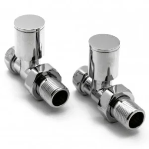 Reina Portland Straight Chrome Radiator Valves