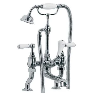 Lefroy Brooks Classic White Lever D/m Bsm - Nickel