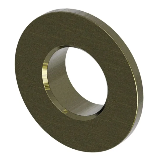Calypso Overflow Ring - Push Fit T3 Brushed Brass product image - Image 1