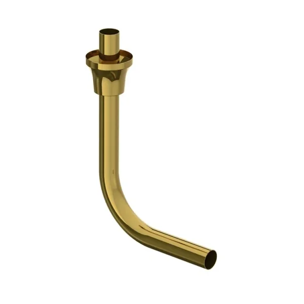 Lefroy Brooks Low Level Flush Pipe Set (no Lever) - Polished Brass product image - Image 1