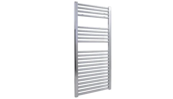 Vogue Focus (Straight) Towel Radiator Electric Only - Chrome 1500X600