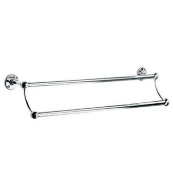 Lefroy Brooks Classic Edwardian 508mm Double Towel Rail - Chrome