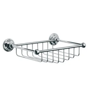 Lefroy Brooks Classic Edwardian Wire Sponge Dish - Nickel