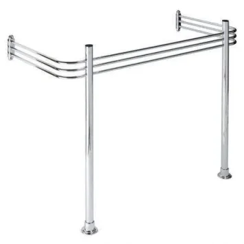 Lefroy Brooks Belle Aire Tubular Console Basin Stand For Lb7833 - Antique Gold