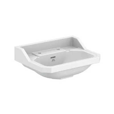 Lefroy Brooks Charterhouse Basin 2 Tap Hole - White