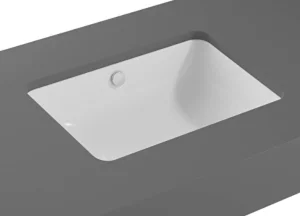 Vitra S20 Square 48cm Under Counter Basin - White