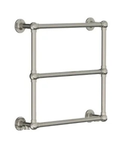 Lefroy Brooks Classic Wall Mtd Towel Rail 600x600mm - Nickel
