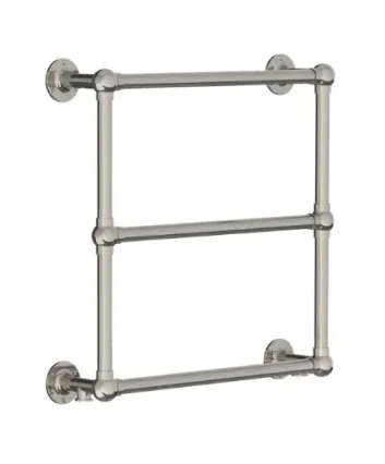 Lefroy Brooks Classic Wall Mtd Towel Rail 600x600mm - Nickel