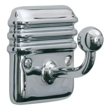 Lefroy Brooks Belle Aire Pair Of Robe Hooks - Nickel