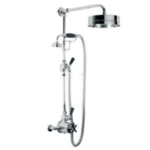 Lefroy Brooks Mackintosh Exp Dual Thermo Valve, E/c Kit & 8" Rose - Nickel