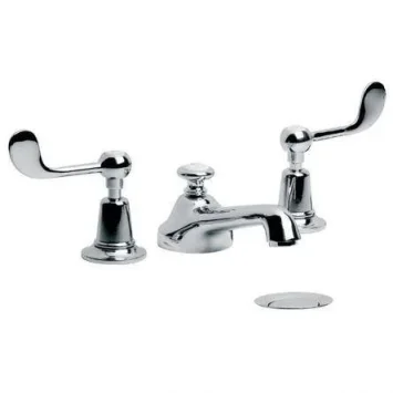Lefroy Brooks Classic Connaught Lever 3h Basin Mixer & Puw - Chrome