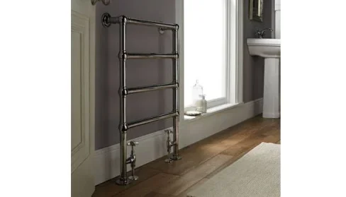 Vogue Ballerina FW - BR Towel Radiator Heating Only - Chrome 938X825 product image - Image 1