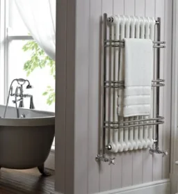 Vogue Nexus Grand III Towel Radiator Heating Only - Chrome 900X525