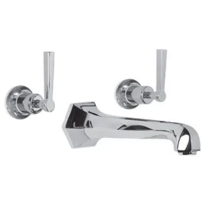Lefroy Brooks Mackintosh Lever Conc 3h Bath Filler - Nickel