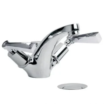 Lefroy Brooks Mackintosh Lever Mono Basin Mixer With Puw - Chrome