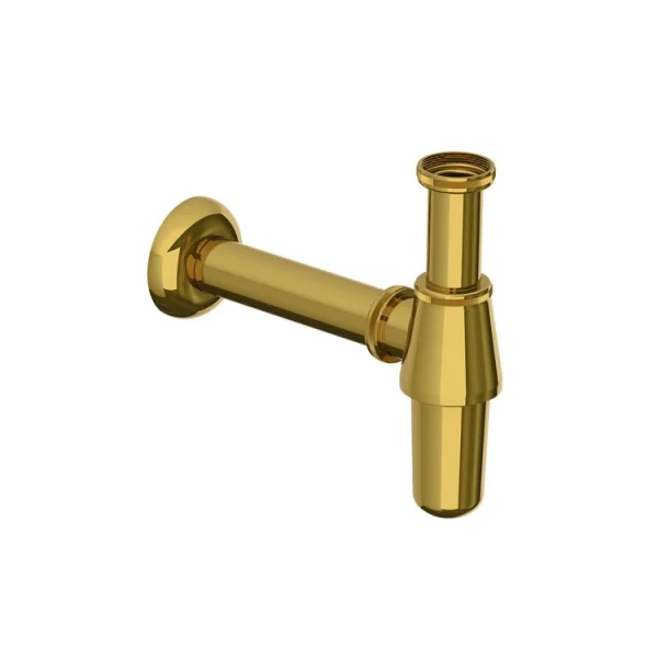 Lefroy Brooks Classic Basin Bottle Trap (1 1/4") - Polished Brass